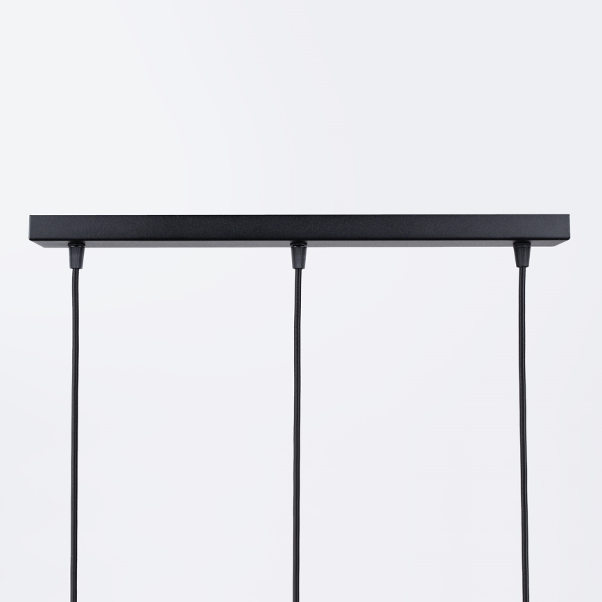 Suspension filaire PRYSM 3xG9/8W/230V noir
