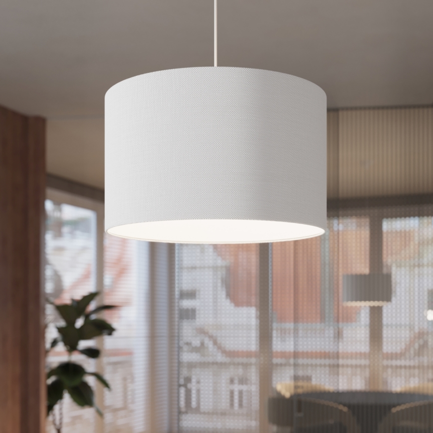 Hanglamp aan een koord NOVA 1xE27/15W/230V diameter 30 cm wit