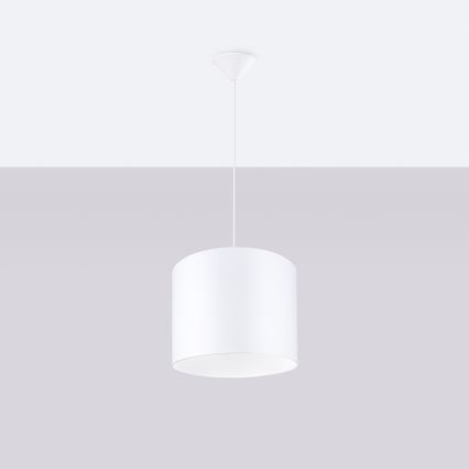 Hanglamp aan een koord NOVA 1xE27/15W/230V diameter 30 cm wit