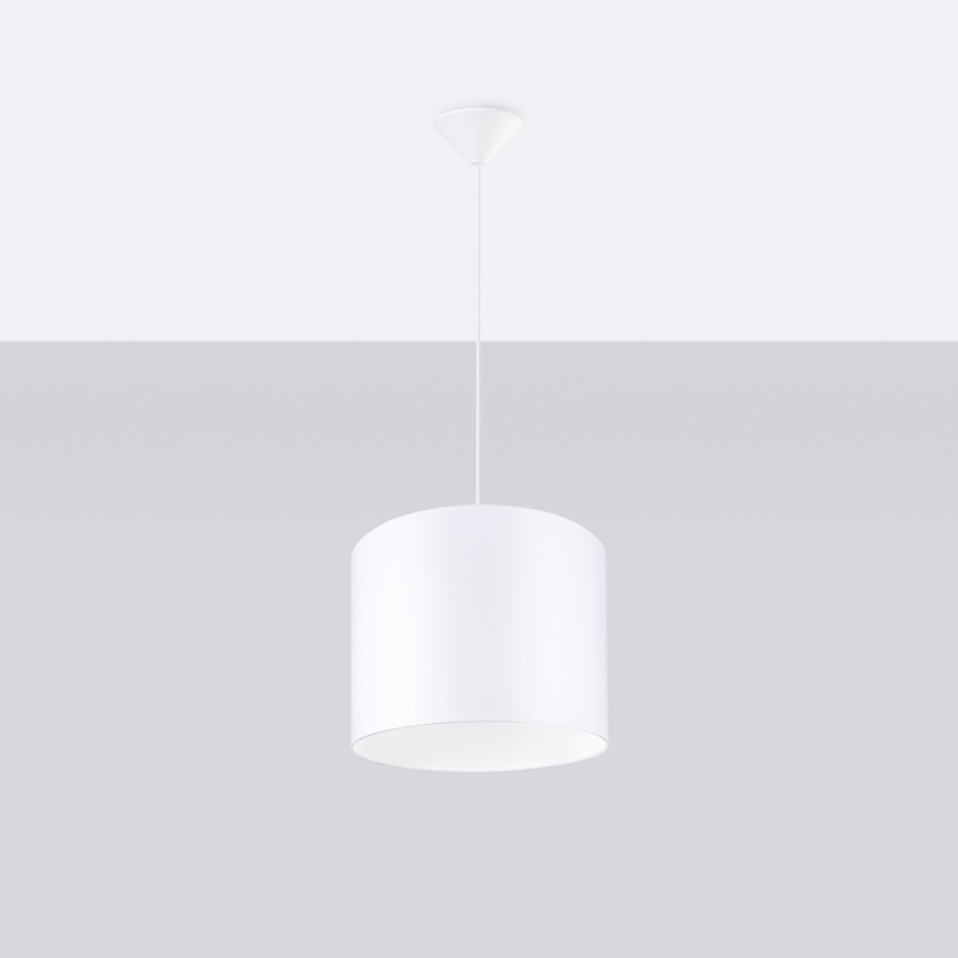 Hanglamp aan een koord NOVA 1xE27/15W/230V diameter 30 cm wit