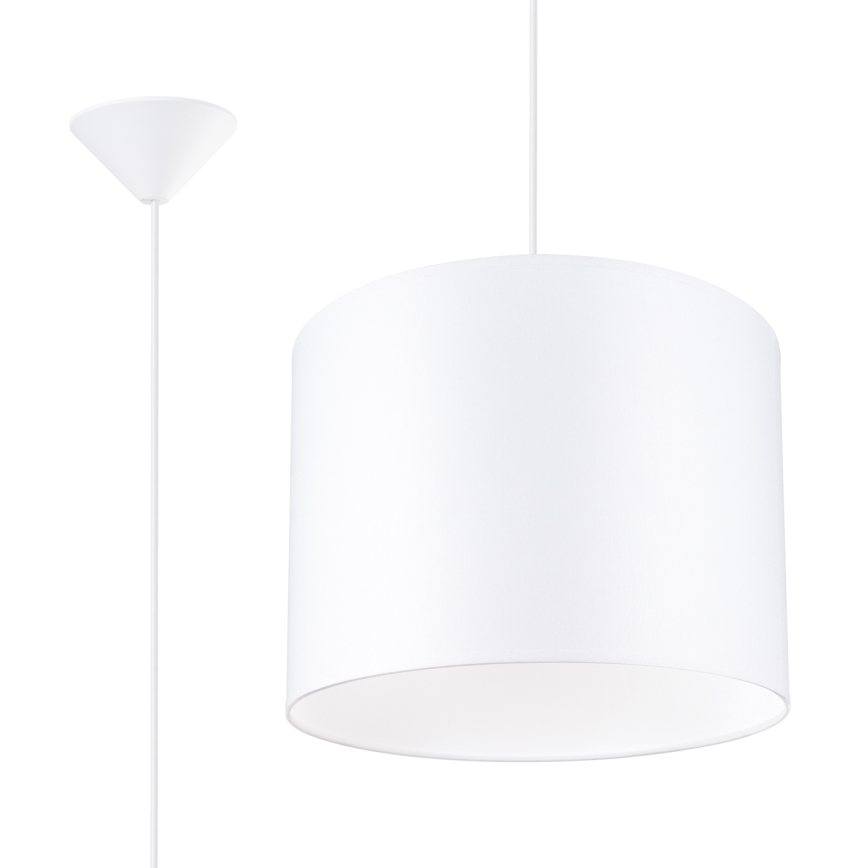 Hanglamp aan een koord NOVA 1xE27/15W/230V diameter 30 cm wit