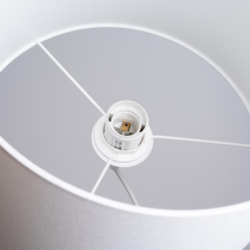 Suspension filaire NOVA 1xE27/15W/230V d. 30 cm blanc