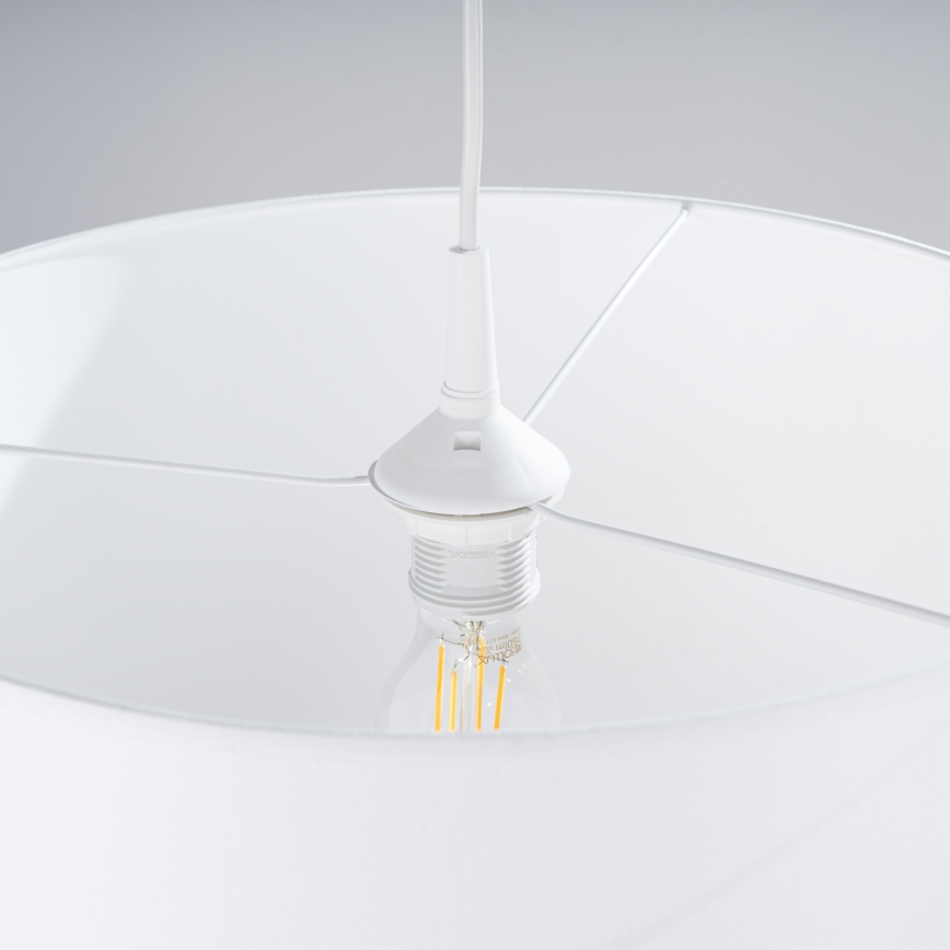 Hanglamp aan een koord NOVA 1xE27/15W/230V diameter 40 cm wit