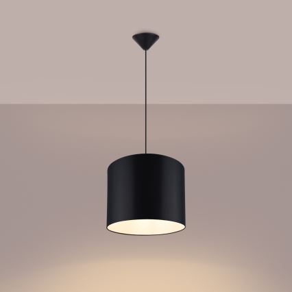Hanglamp aan een koord NOVA 1xE27/15W/230V diameter 30 cm zwart