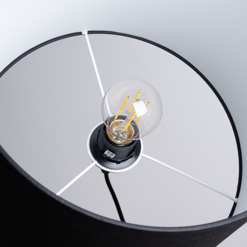 Hanglamp aan een koord NOVA 1xE27/15W/230V diameter 30 cm zwart