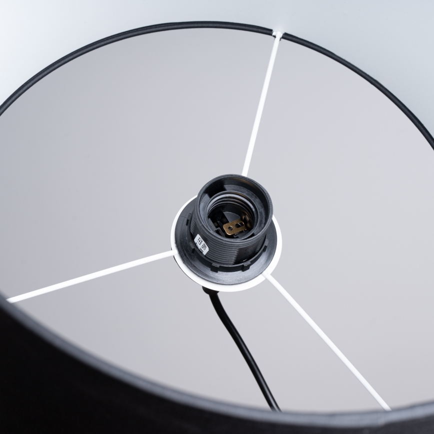 Hanglamp aan een koord NOVA 1xE27/15W/230V diameter 30 cm zwart