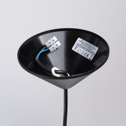Hanglamp aan een koord NOVA 1xE27/15W/230V diameter 30 cm zwart