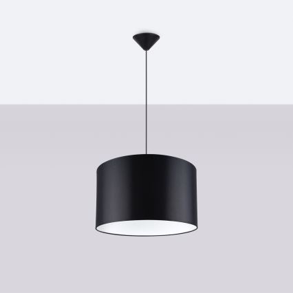 Hanglamp aan een koord NOVA 1xE27/15W/230V diameter 40 cm zwart