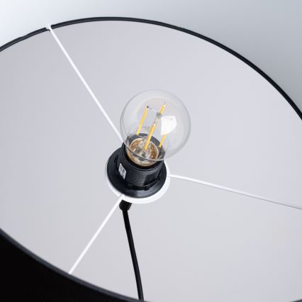 Hanglamp aan een koord NOVA 1xE27/15W/230V diameter 40 cm zwart