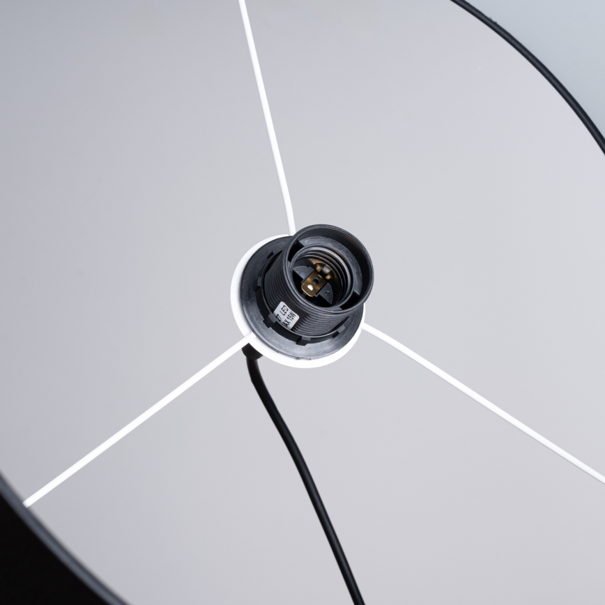 Hanglamp aan een koord NOVA 1xE27/15W/230V diameter 40 cm zwart