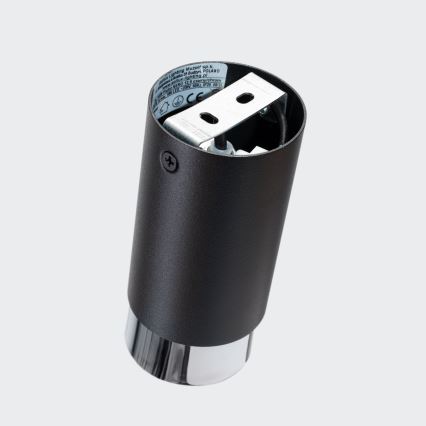 Spot NERO 1xGU10/10W/230V 12,5 cm zwart/glanzend chroom