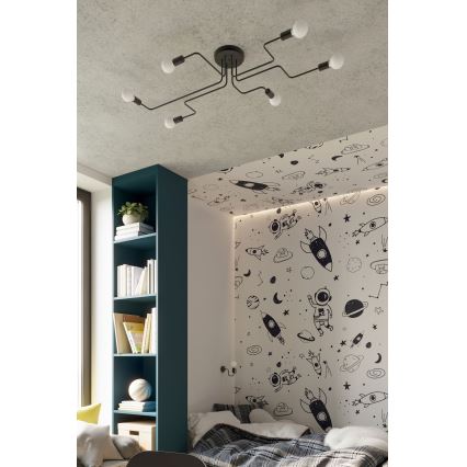 Applique murale VECTOR 1xE27/15W/230V noir
