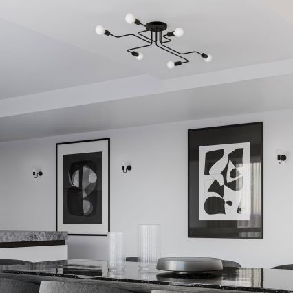 Applique murale VECTOR 1xE27/15W/230V noir