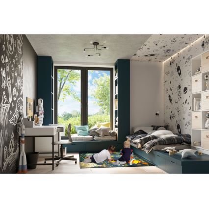 Wandlamp VECTOR 1xE27/15W/230V zwart