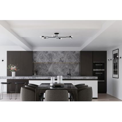Wandlamp VECTOR 1xE27/15W/230V zwart