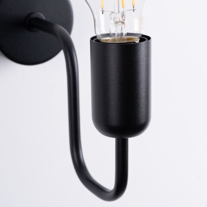 Wandlamp VECTOR 1xE27/15W/230V zwart