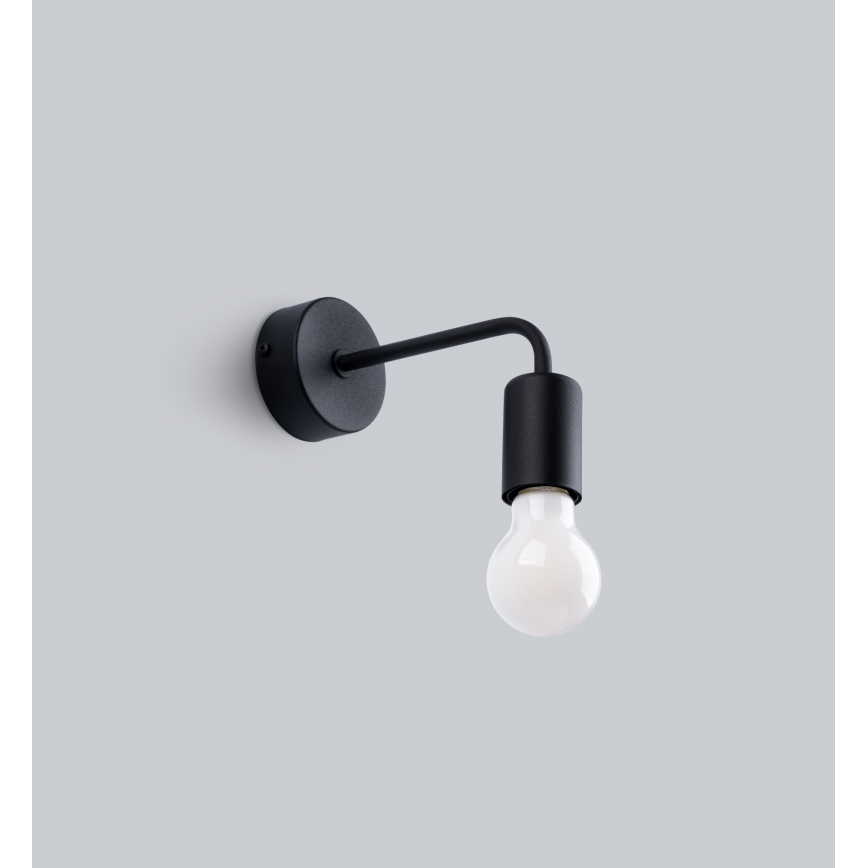 Applique murale NORAH 1xE27/15W/230V noir