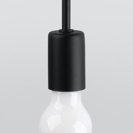 Applique murale LEVAR 1xE27/15W/230V noir
