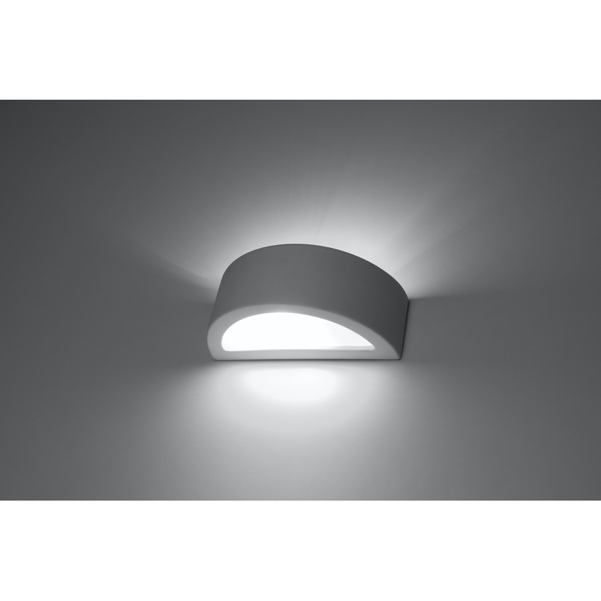 Wandlamp ATENA 1xE27/15W/230V 30 cm wit