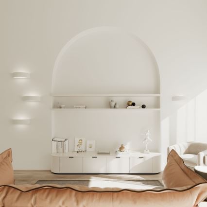 Wandlamp ATENA 1xE27/15W/230V 30 cm wit
