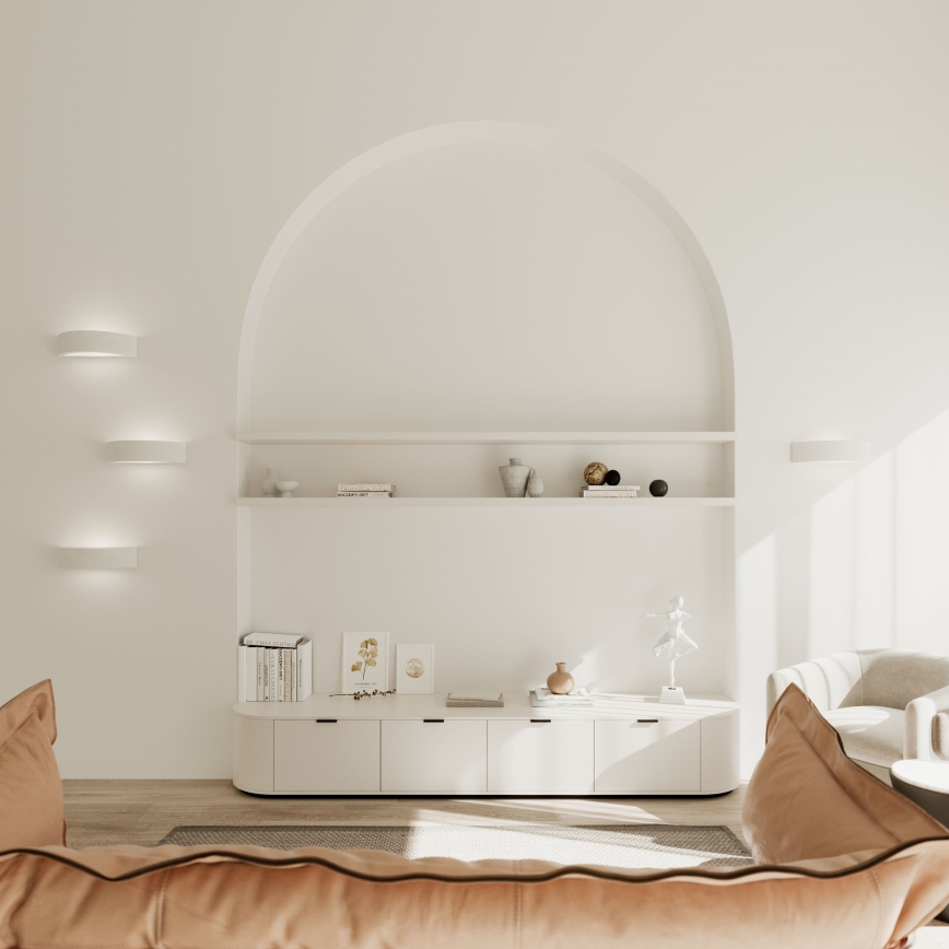 Wandlamp ATENA 1xE27/15W/230V 30 cm wit