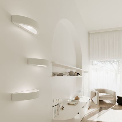 Wandlamp ATENA 1xE27/15W/230V 30 cm wit