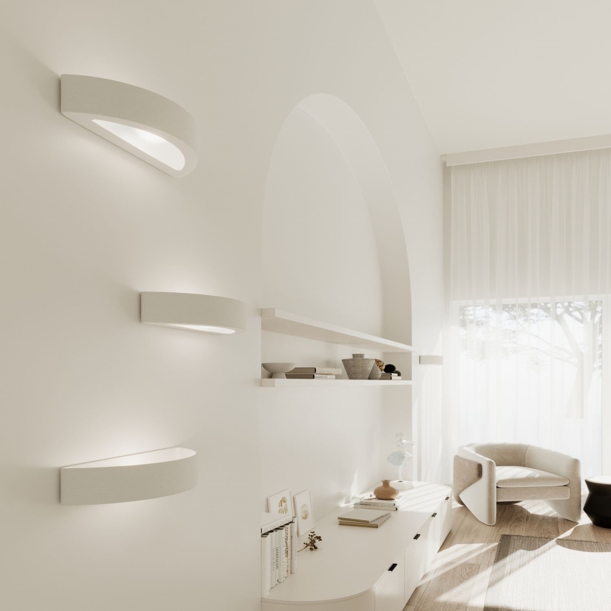 Wandlamp ATENA 1xE27/15W/230V 30 cm wit