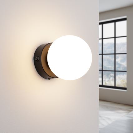 Wandlamp YOLI 1xG9/8W/230V zwart