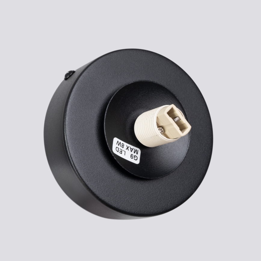 Wandlamp YOLI 1xG9/8W/230V zwart