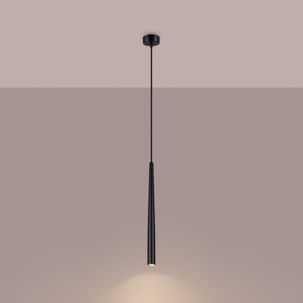 Hanglamp aan een koord BLISS 1xG9/8W/230V zwart