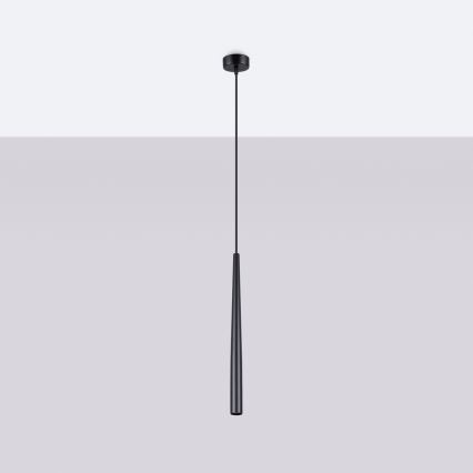 Hanglamp aan een koord BLISS 1xG9/8W/230V zwart
