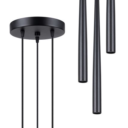 Hanglamp aan een koord BLISS 3xG9/8W/230V zwart