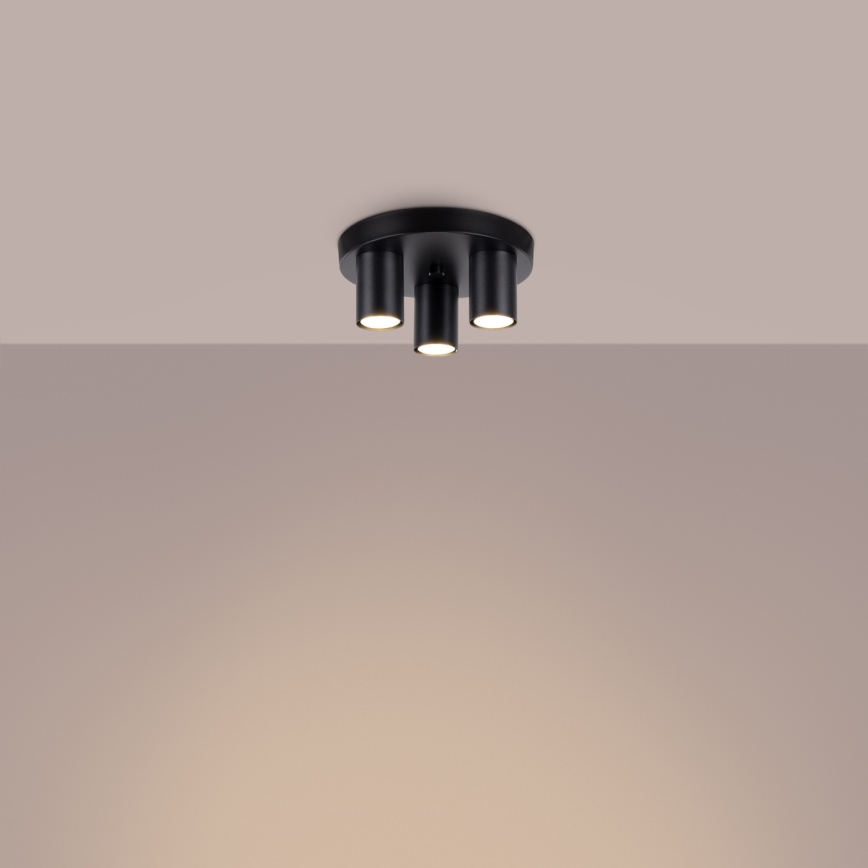 Spot LAGOS 3xGU10/10W/230V noir