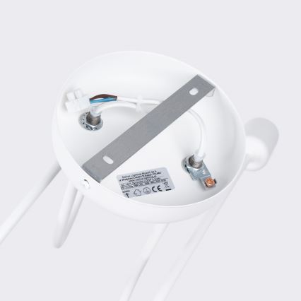 Bevestigde hanglamp LOOP 2xE27/15W/230V wit
