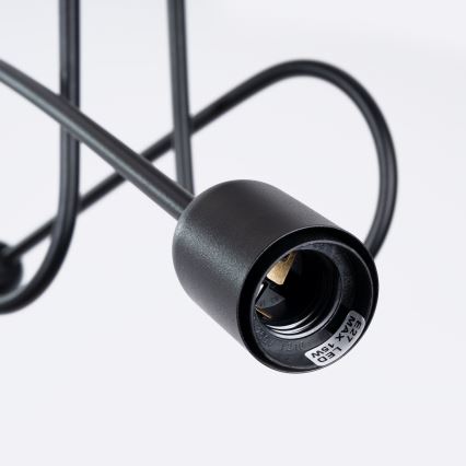 Plafonnier LOOP 2xE27/15W/230V noir