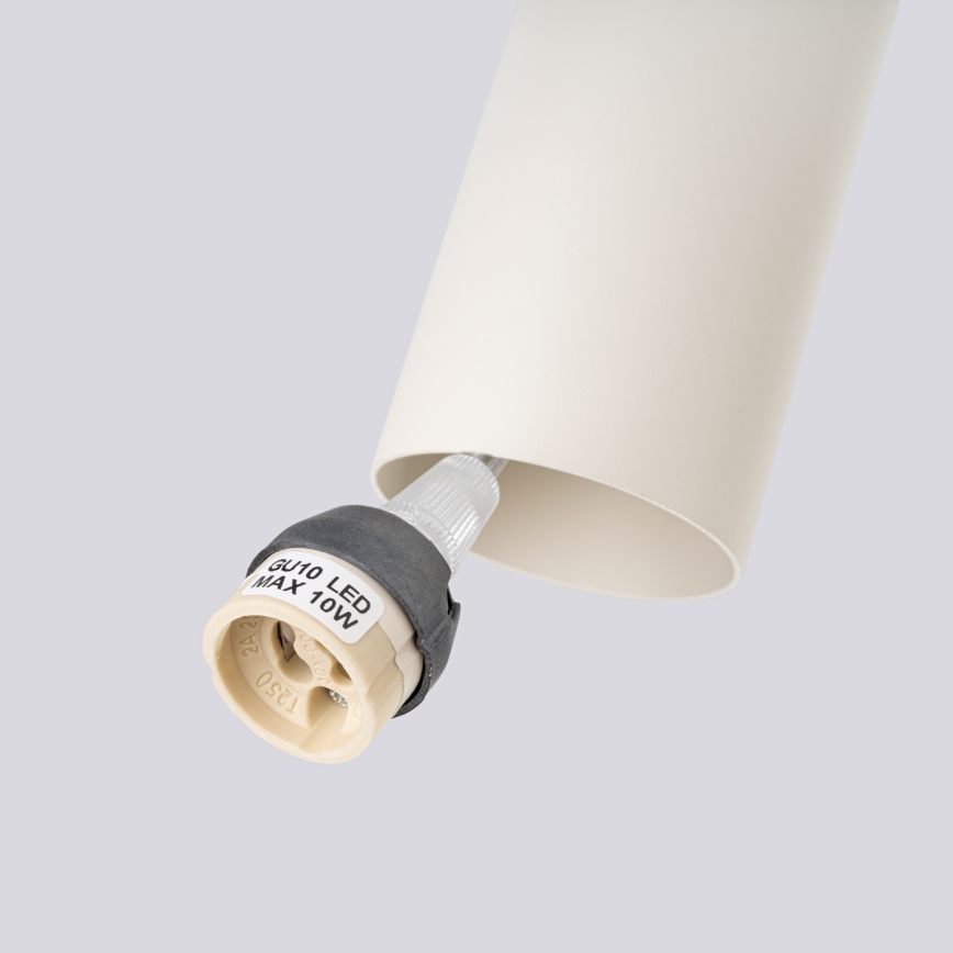 Suspension filaire LAGOS 2xGU10/10W/230V crème