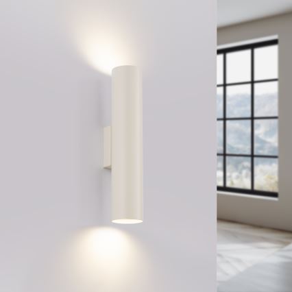 Wandlamp LAGOS 2xGU10/10W/230V crème