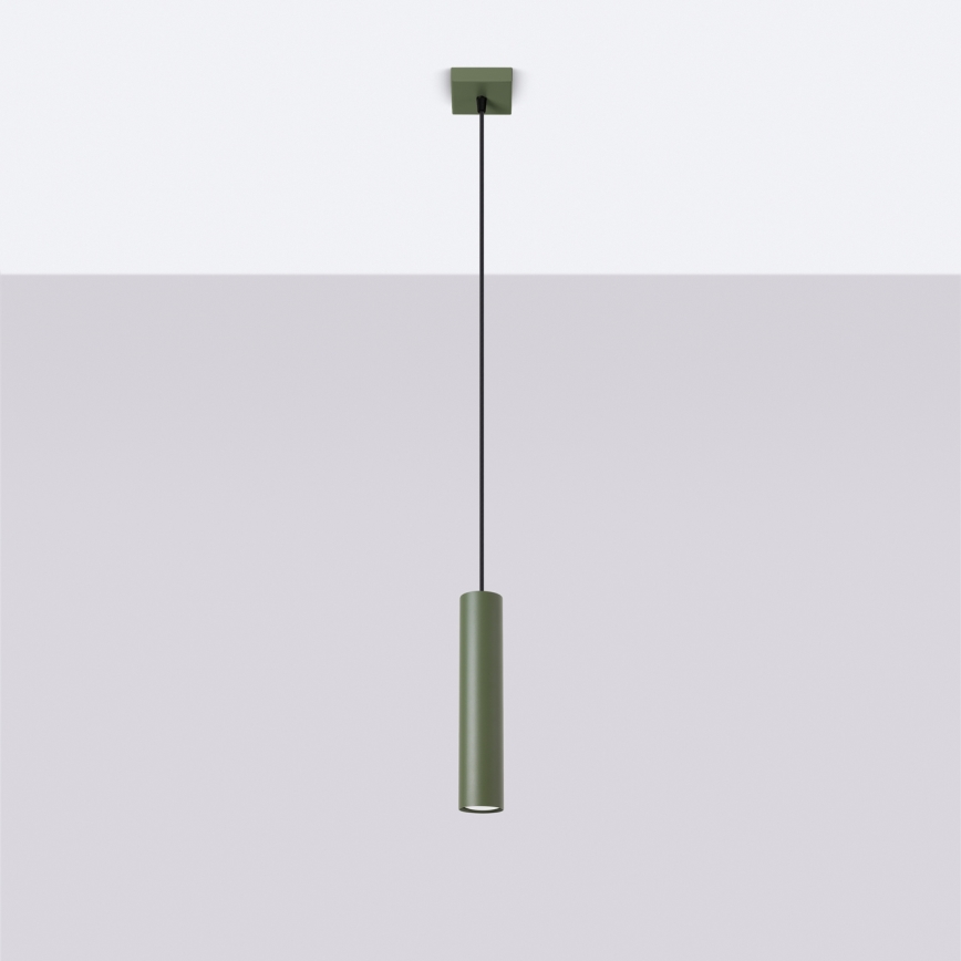 Hanglamp aan een koord LAGOS 1xGU10/10W/230V groen