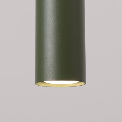 Hanglamp aan een koord LAGOS 2xGU10/10W/230V groen
