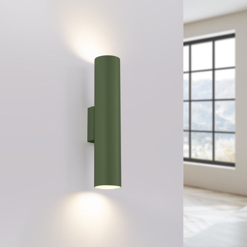 Applique murale LAGOS 2xGU10/10W/230V vert