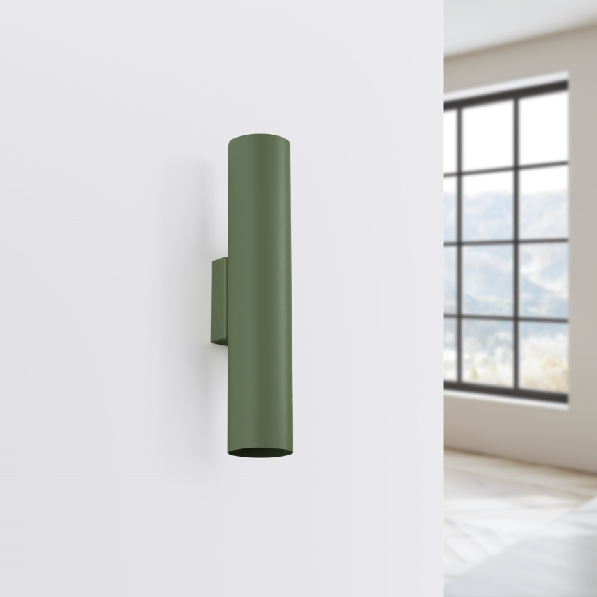 Applique murale LAGOS 2xGU10/10W/230V vert