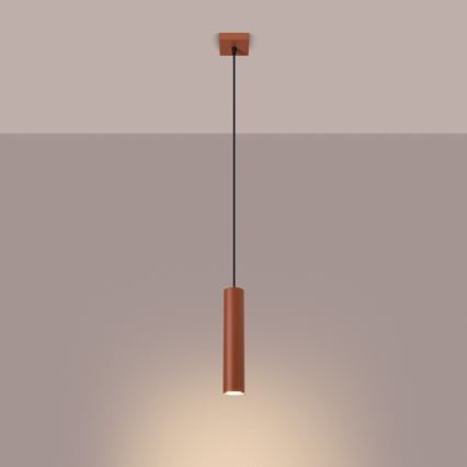 Suspension filaire LAGOS 1xGU10/10W/230V rouge