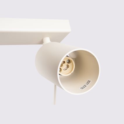 Spot RING 4xGU10/10W/230V crème
