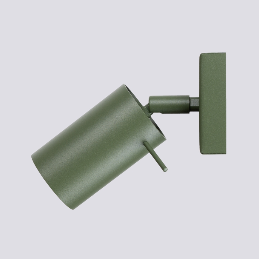 Wandspot RING 1xGU10/10W/230V groen