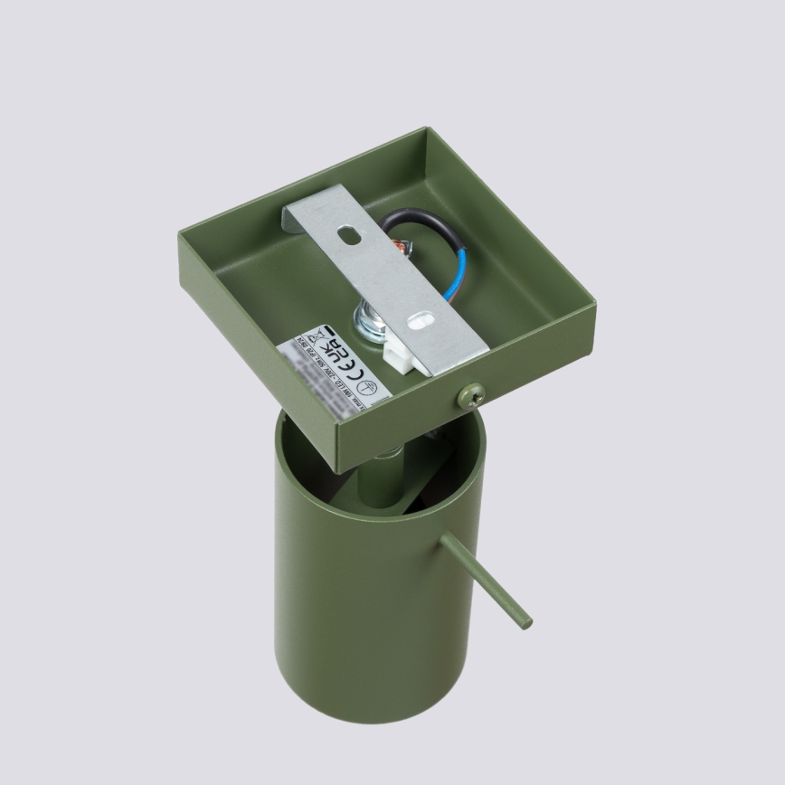 Wandspot RING 1xGU10/10W/230V groen