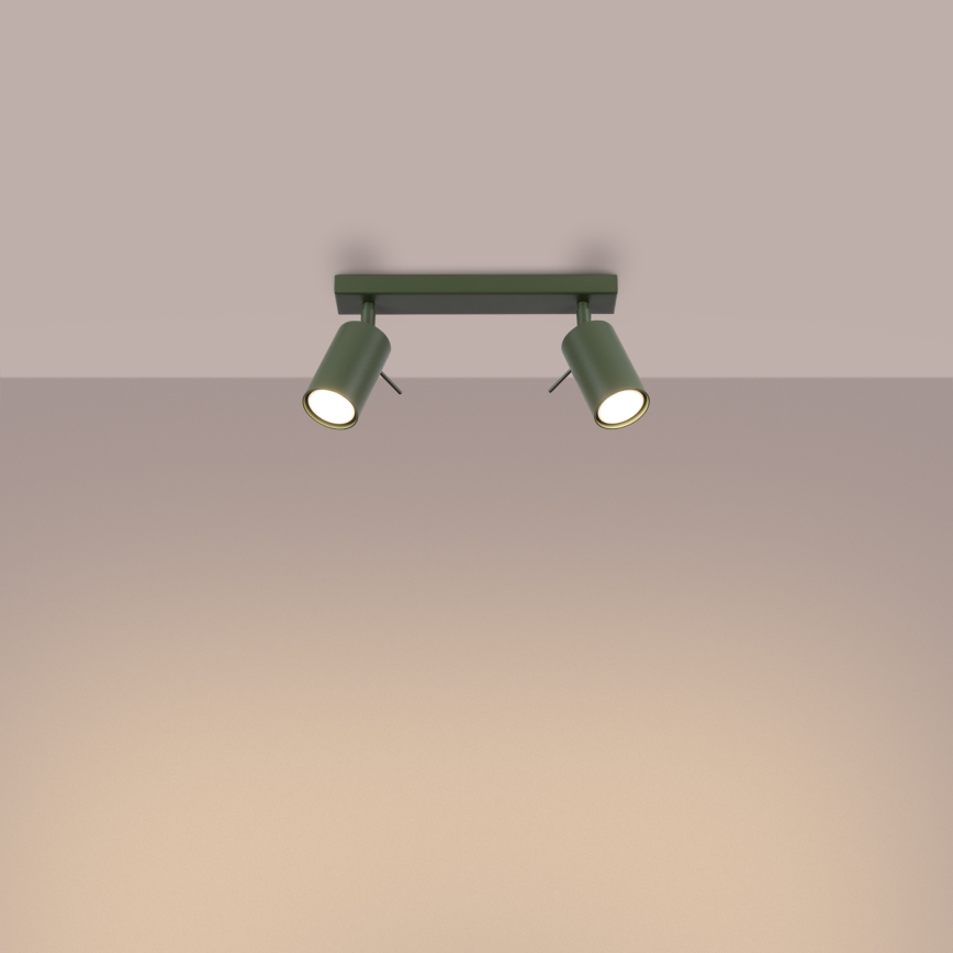 Spot RING 2xGU10/10W/230V vert