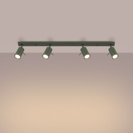 Spot RING 4xGU10/10W/230V vert
