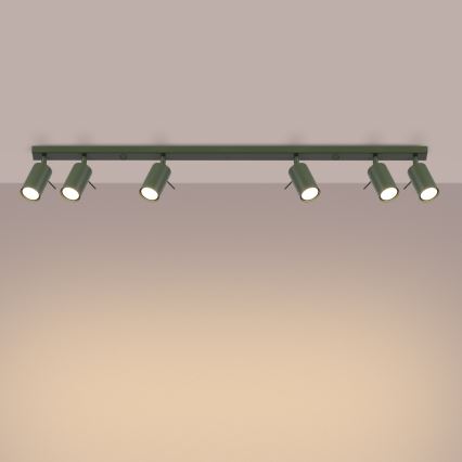 Spot RING 6xGU10/10W/230V vert