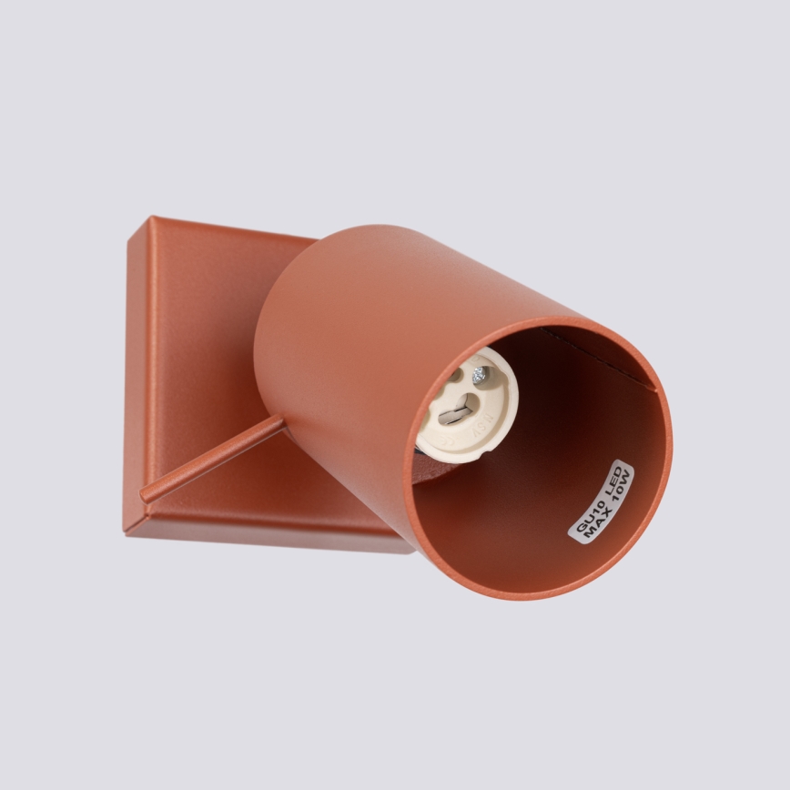 Wandspot RING 1xGU10/10W/230V rood