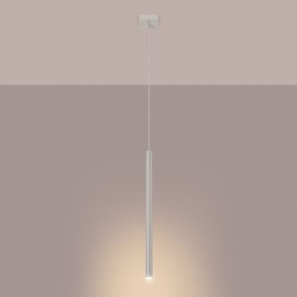 Hanglamp aan een koord PASTELO 1xG9/8W/230V crème